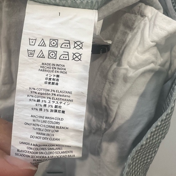 MICHAEL KORS SHORTS FOR MEN SIZE 30. COLOR MIX GREEN WITH GRAY - Picture 9 of 10